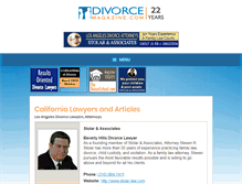 Tablet Screenshot of divorcemag.com